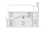 Country House Plan Rear Elevation - Blachette Traditional Home 058D-0192 - Search House Plans and More