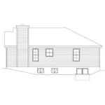 Traditional House Plan Right Elevation - Ranchester Ranch Home 058D-0194 - Shop House Plans and More