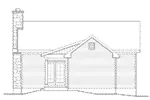 Beach & Coastal House Plan Rear Elevation - Mill River Cottage Home 058D-0195 - Shop House Plans and More