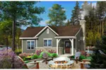 Vacation House Plan Front of House 058D-0197