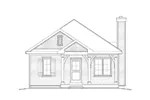 Craftsman House Plan Front Elevation - Everett Creek Country Cottage 058D-0198 - Search House Plans and More