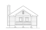 Craftsman House Plan Rear Elevation - Everett Creek Country Cottage 058D-0198 - Search House Plans and More