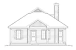 Rustic House Plan Front Elevation - Harlow Creek Country Cottage 058D-0199 - Search House Plans and More