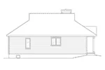 Rustic House Plan Left Elevation - Harlow Creek Country Cottage 058D-0199 - Search House Plans and More