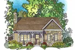 Mountain House Plan Front Image - Deer Lake Rustic Cottage Home 058D-0200 - Search House Plans and More