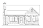 Shingle House Plan Front Elevation - Deer Lake Rustic Cottage Home 058D-0200 - Search House Plans and More