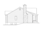 Mountain House Plan Left Elevation - Deer Lake Rustic Cottage Home 058D-0200 - Search House Plans and More