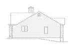 Mountain House Plan Right Elevation - Deer Lake Rustic Cottage Home 058D-0200 - Search House Plans and More