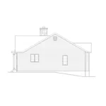 Shingle House Plan Right Elevation - Deer Lake Rustic Cottage Home 058D-0200 - Search House Plans and More