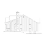 Craftsman House Plan Right Elevation - Brookfalls Craftsman Home 058D-0201 - Search House Plans and More