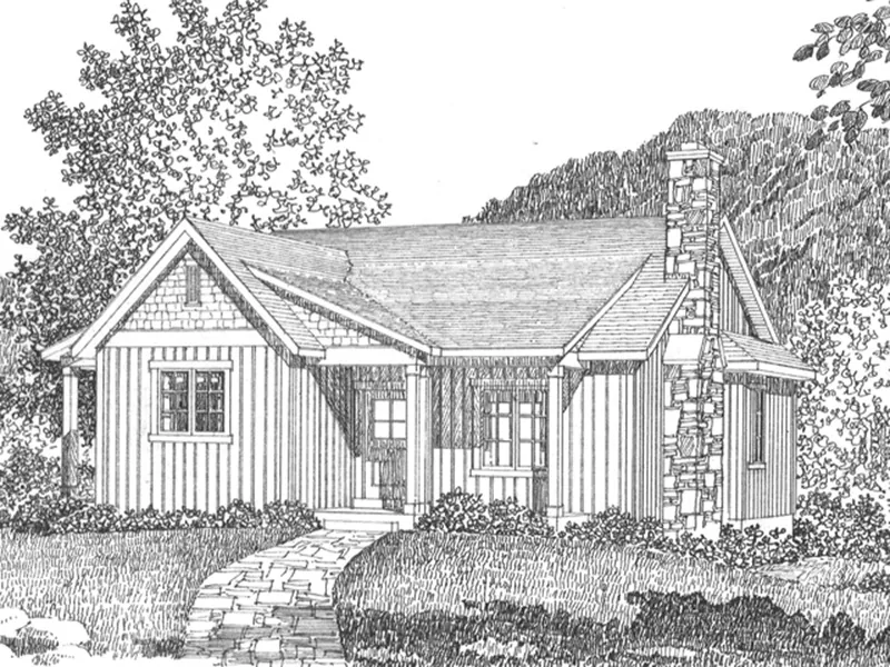 Country House Plan Front Image of House - Kemp Woods Country Home 058D-0204 - Search House Plans and More