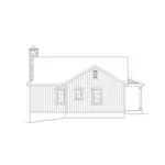 Ranch House Plan Rear Elevation - Kemp Woods Country Home 058D-0204 - Search House Plans and More