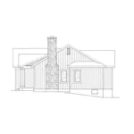 Ranch House Plan Right Elevation - Kemp Woods Country Home 058D-0204 - Search House Plans and More