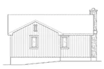 Ranch House Plan Rear Elevation - Lakes Cove Country Cabin 058D-0205 - Shop House Plans and More