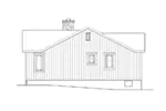 Ranch House Plan Right Elevation - Lakes Cove Country Cabin 058D-0205 - Shop House Plans and More