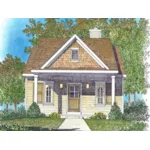 Country House Plan Front of House 058D-0207