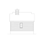 Cabin & Cottage House Plan Rear Elevation - Marie Flatts Craftsman Cabin 058D-0207 - Shop House Plans and More