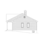 Cabin & Cottage House Plan Right Elevation - Marie Flatts Craftsman Cabin 058D-0207 - Shop House Plans and More