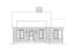 Ranch House Plan Front Elevation - Neva Pass Country Cabin 058D-0208 - Shop House Plans and More