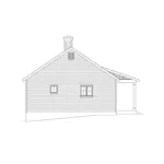 Ranch House Plan Left Elevation - Neva Pass Country Cabin 058D-0208 - Shop House Plans and More