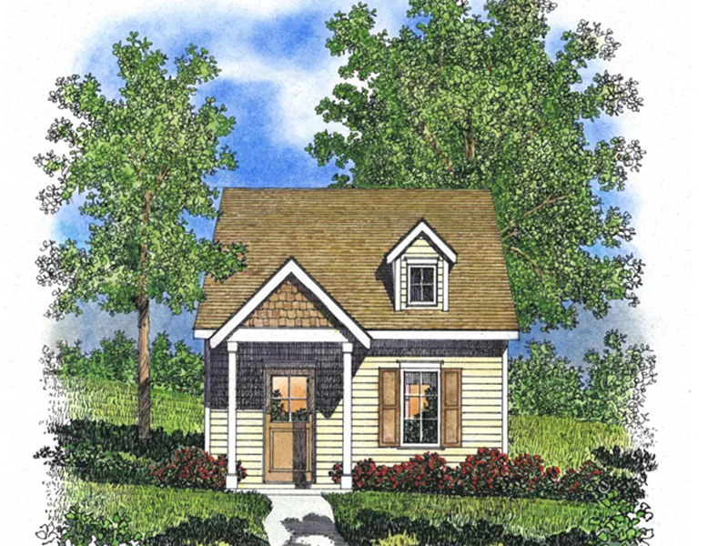 Country House Plan Front of Home - Orsen Creek Country Cabin 058D-0209 - Shop House Plans and More