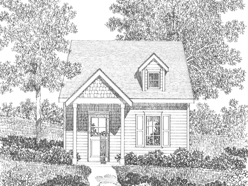 Country House Plan Front Image of House - Orsen Creek Country Cabin 058D-0209 - Shop House Plans and More