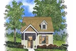 Vacation House Plan Front of House 058D-0209