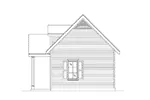 Country House Plan Right Elevation - Orsen Creek Country Cabin 058D-0209 - Shop House Plans and More