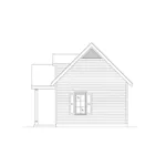 Neoclassical House Plan Right Elevation - Orsen Creek Country Cabin 058D-0209 - Shop House Plans and More