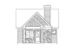 Shingle House Plan Front Elevation - Peal Hollow Country Cabin 058D-0210 - Shop House Plans and More