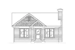 Cabin & Cottage House Plan Front Elevation - Adams Small Cottage Home 058D-0211 - Shop House Plans and More