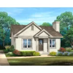 Ranch House Plan Front of House 058D-0211