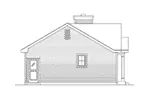 Ranch House Plan Left Elevation - 058D-0211 - Shop House Plans and More