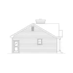 Cabin & Cottage House Plan Left Elevation - Adams Small Cottage Home 058D-0211 - Shop House Plans and More