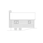 Cabin & Cottage House Plan Rear Elevation - Adams Small Cottage Home 058D-0211 - Shop House Plans and More