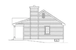 Craftsman House Plan Right Elevation - 058D-0212 - Shop House Plans and More