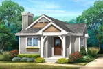 Bungalow House Plan Front of House 058D-0213