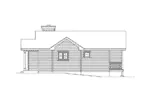 Cabin & Cottage House Plan Right Elevation - Mill Hollow Craftsman Home 058D-0213 - Shop House Plans and More