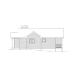 Country House Plan Right Elevation - Mill Hollow Craftsman Home 058D-0213 - Shop House Plans and More