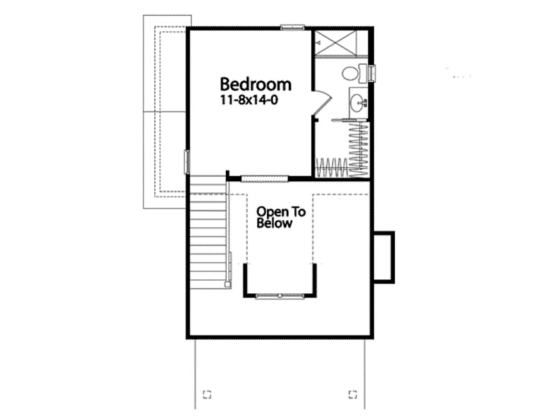 Country House Plan Second Floor - 058D-0214 - Shop House Plans and More