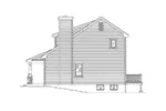Arts & Crafts House Plan Right Elevation - 058D-0214 - Shop House Plans and More