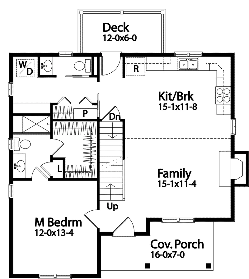 Country House Plan First Floor - 058D-0217 - Shop House Plans and More