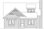 Bungalow House Plan Front of House 058D-0217