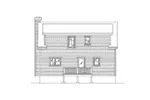 Country House Plan Rear Elevation - 058D-0217 - Shop House Plans and More