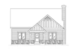 Vacation House Plan Front of House 058D-0218