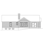 Traditional House Plan Rear Elevation - Whittemore Ranch Home 058D-0219 - Shop House Plans and More