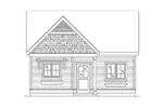 Rustic House Plan Front Elevation - Polly Country Cottage 058D-0225 - Shop House Plans and More