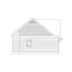 Rustic House Plan Left Elevation - Polly Country Cottage 058D-0225 - Shop House Plans and More