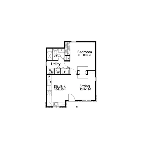 Country House Plan First Floor - Rhett Country Cottage 058D-0226 - Shop House Plans and More