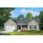 Traditional House Plan Front of Home - Lucas Lane Ranch Home 058D-0234 - Shop House Plans and More